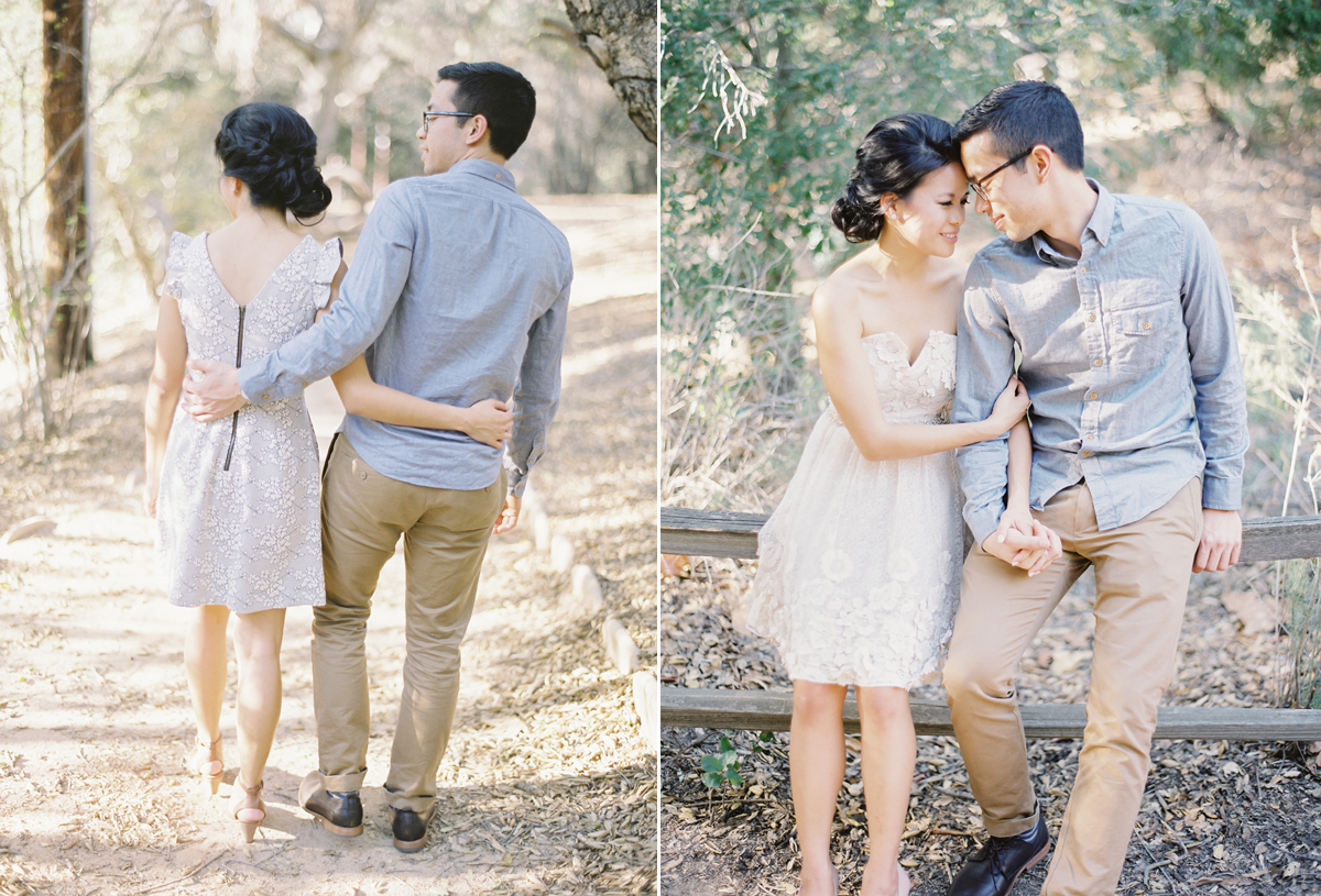 forest engagement session the great romance photo