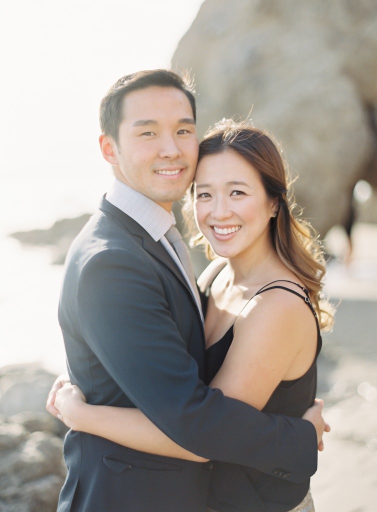 the great romance photo malibu beach engagement