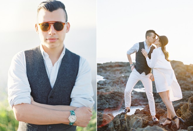 palos verdes rocky ocean engagement