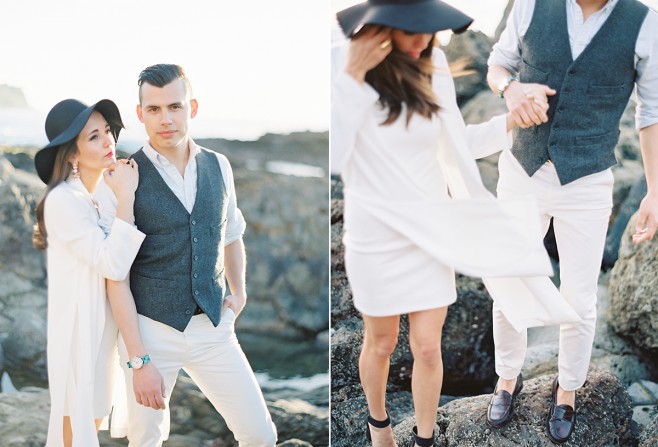 palos verdes rocky ocean engagement