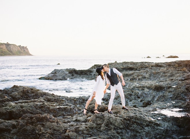 palos verdes rocky ocean engagement