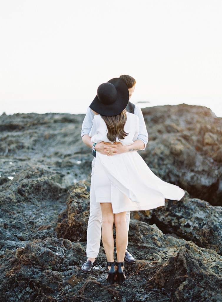 palos verdes rocky ocean engagement