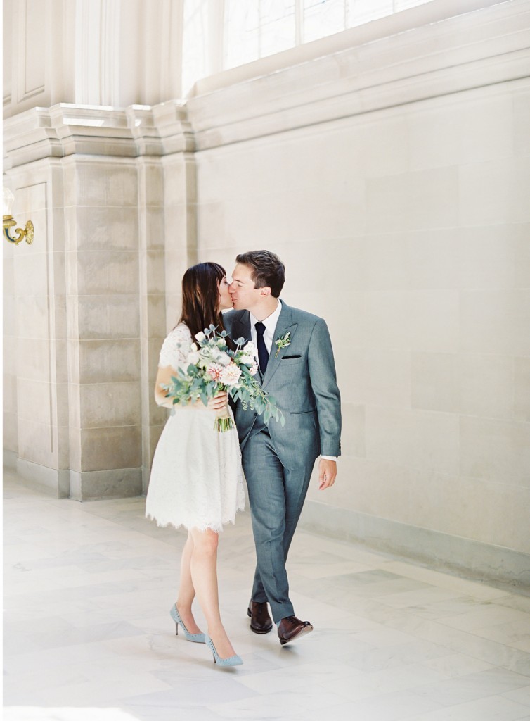 sf city hall elopement | the great romance photo