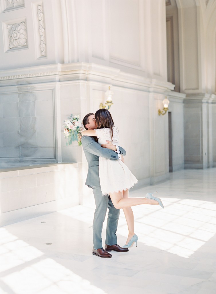 sf city hall elopement | the great romance photo