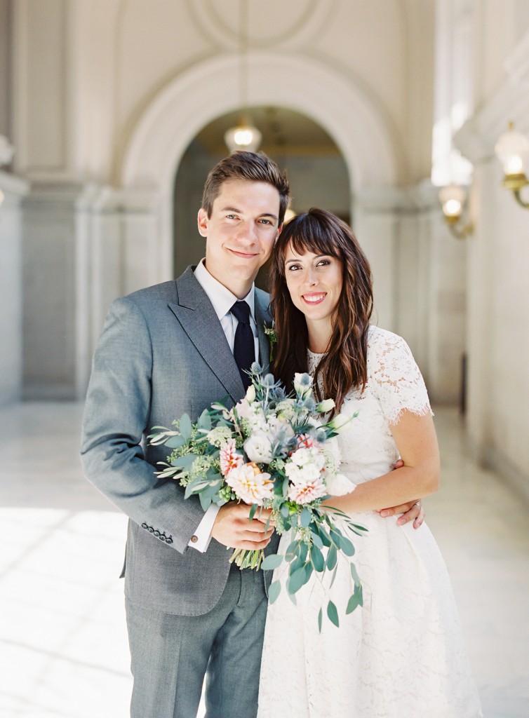 sf city hall elopement | the great romance photo
