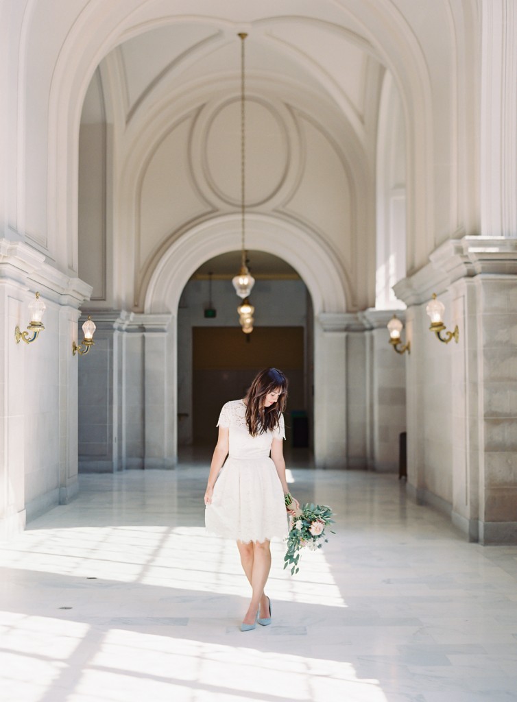 sf city hall elopement | the great romance photo