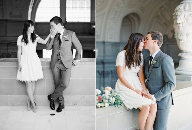 sf city hall elopement | the great romance photo