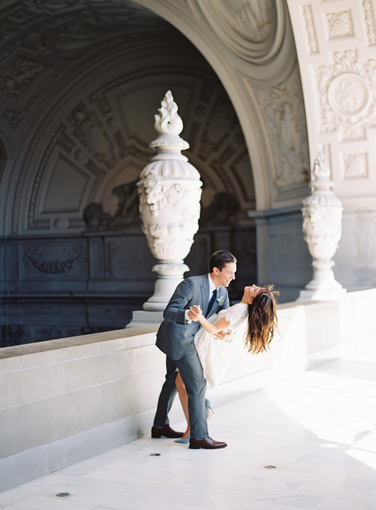 sf city hall elopement | the great romance photo