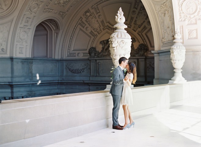 sf city hall elopement | the great romance photo