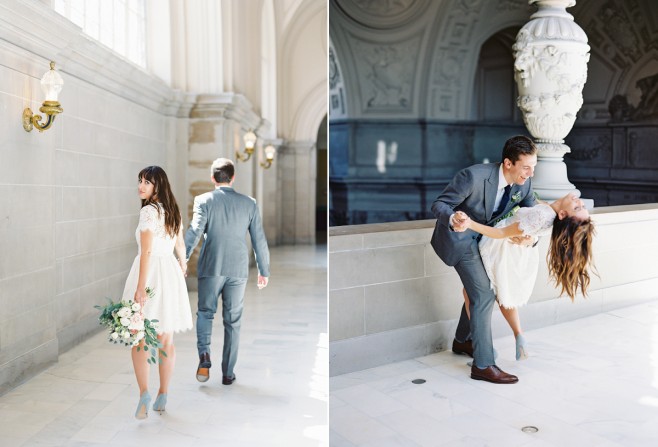 sf city hall elopement | the great romance photo