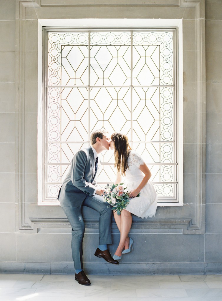 sf city hall elopement | the great romance photo