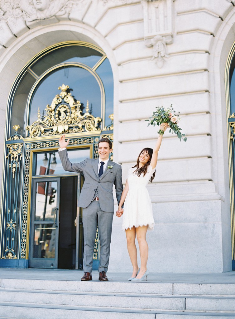 sf city hall elopement | the great romance photo