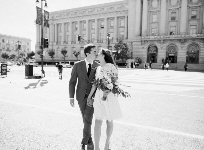 sf city hall elopement | the great romance photo