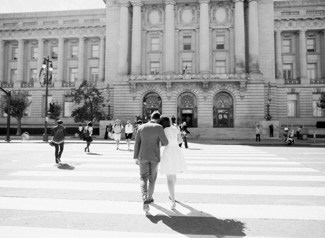 sf city hall elopement | the great romance photo