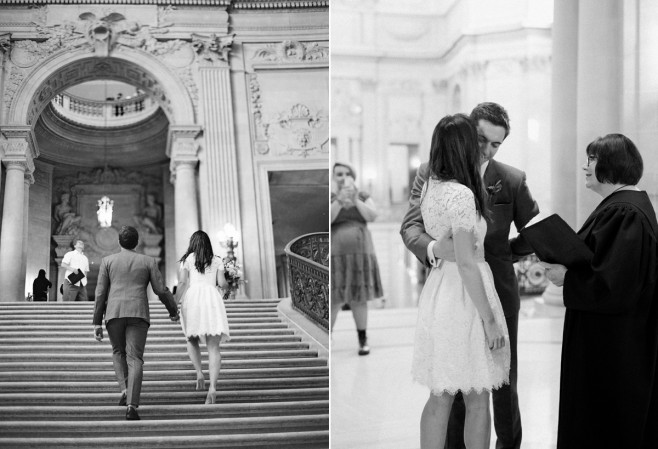 sf city hall elopement | the great romance photo